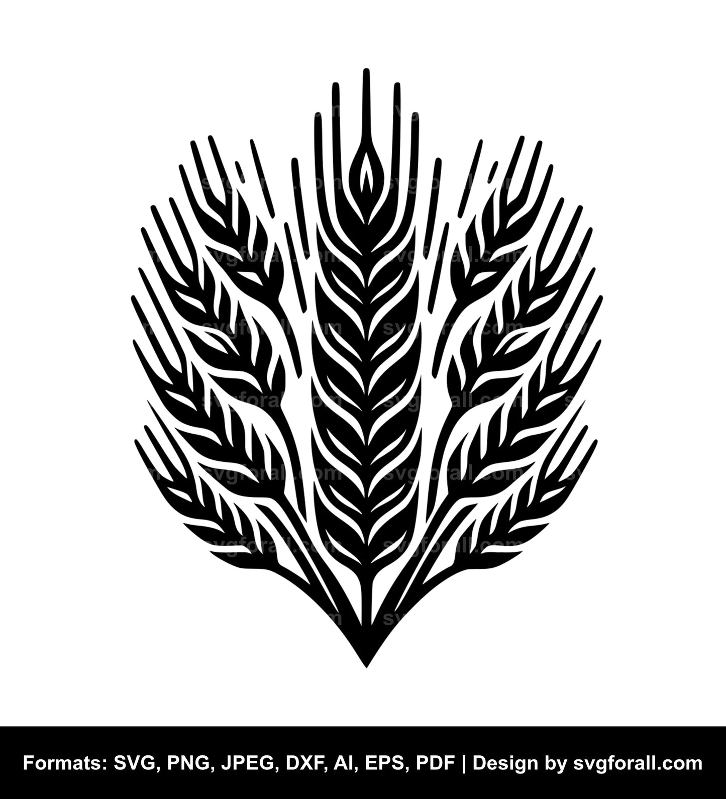 Wheat Vector SVG