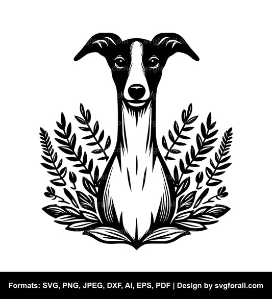 Whippet Dog Cricut SVG