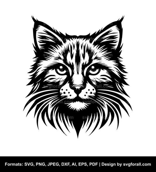 Wild Cat SVG Vector