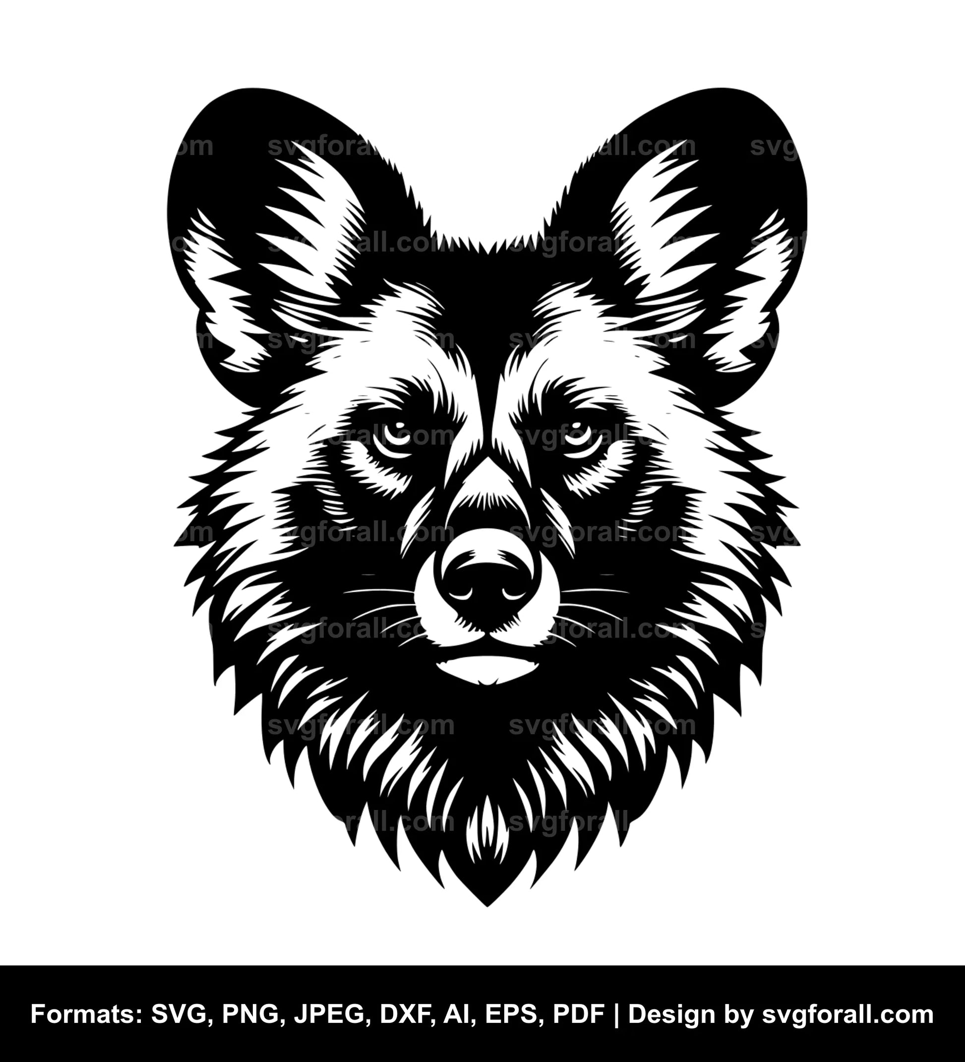 Wild Dog SVG File