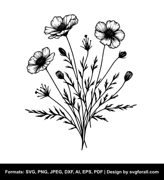 Wildflower SVG