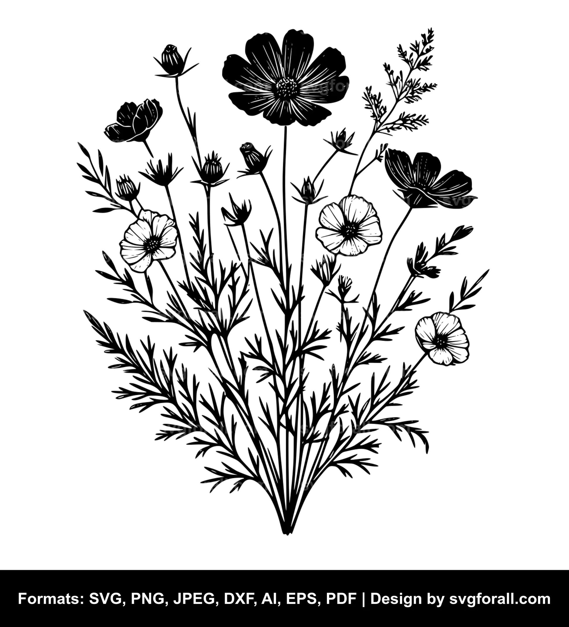 Wildflower SVG File