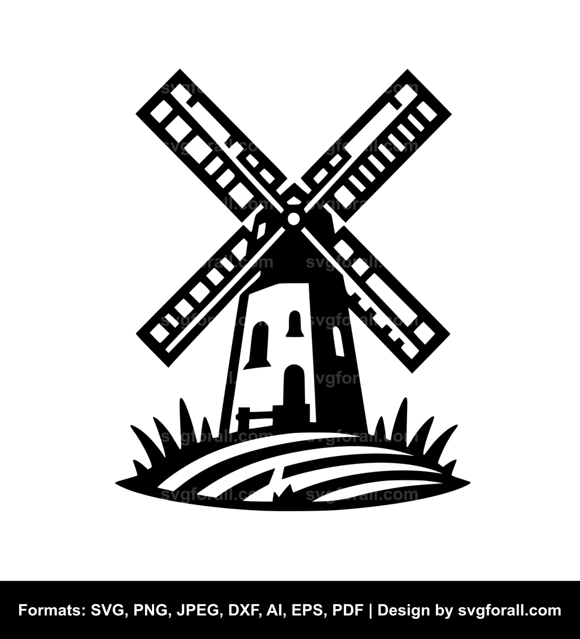 Windmill SVG File