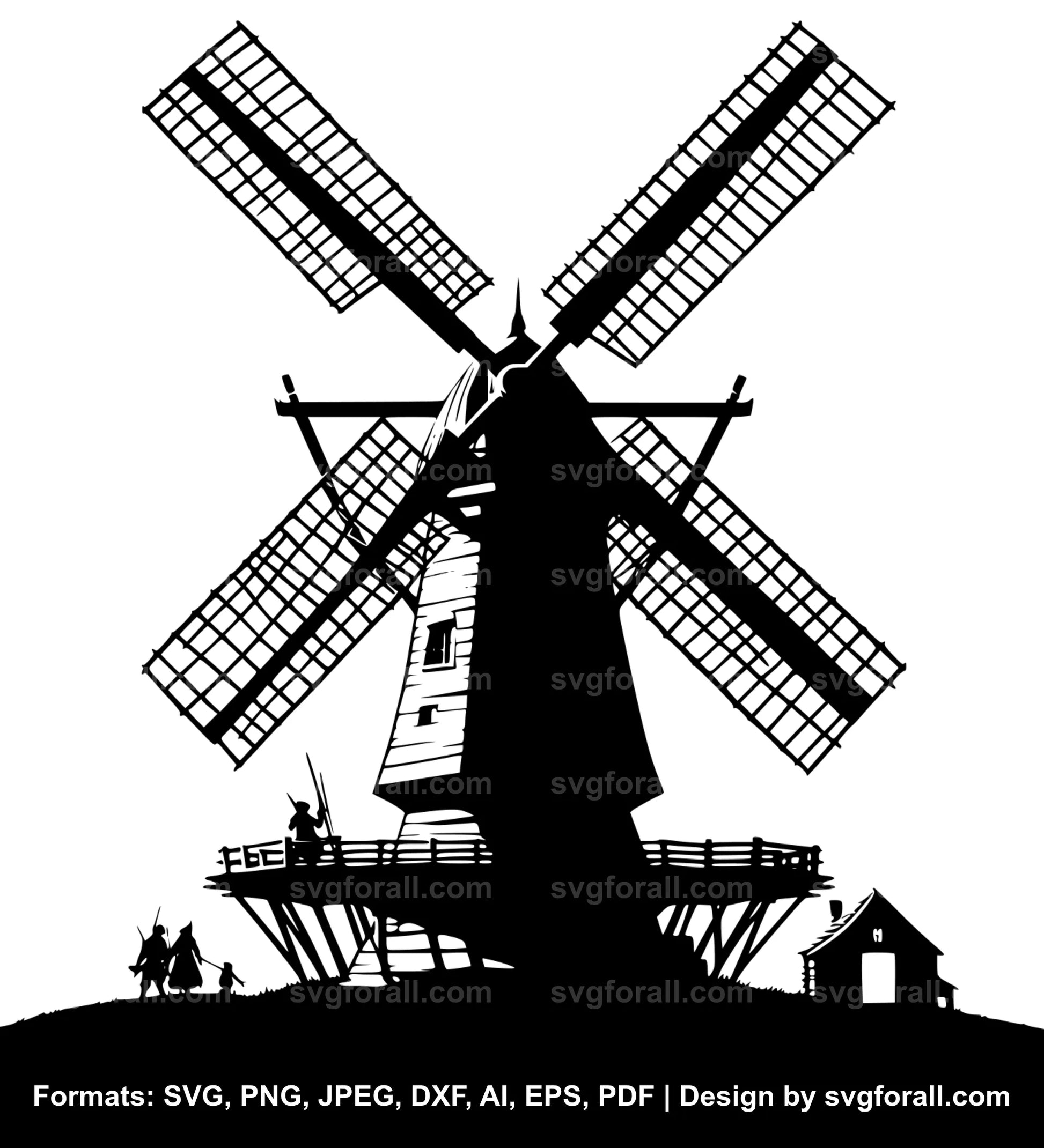 Windmill SVG PNG