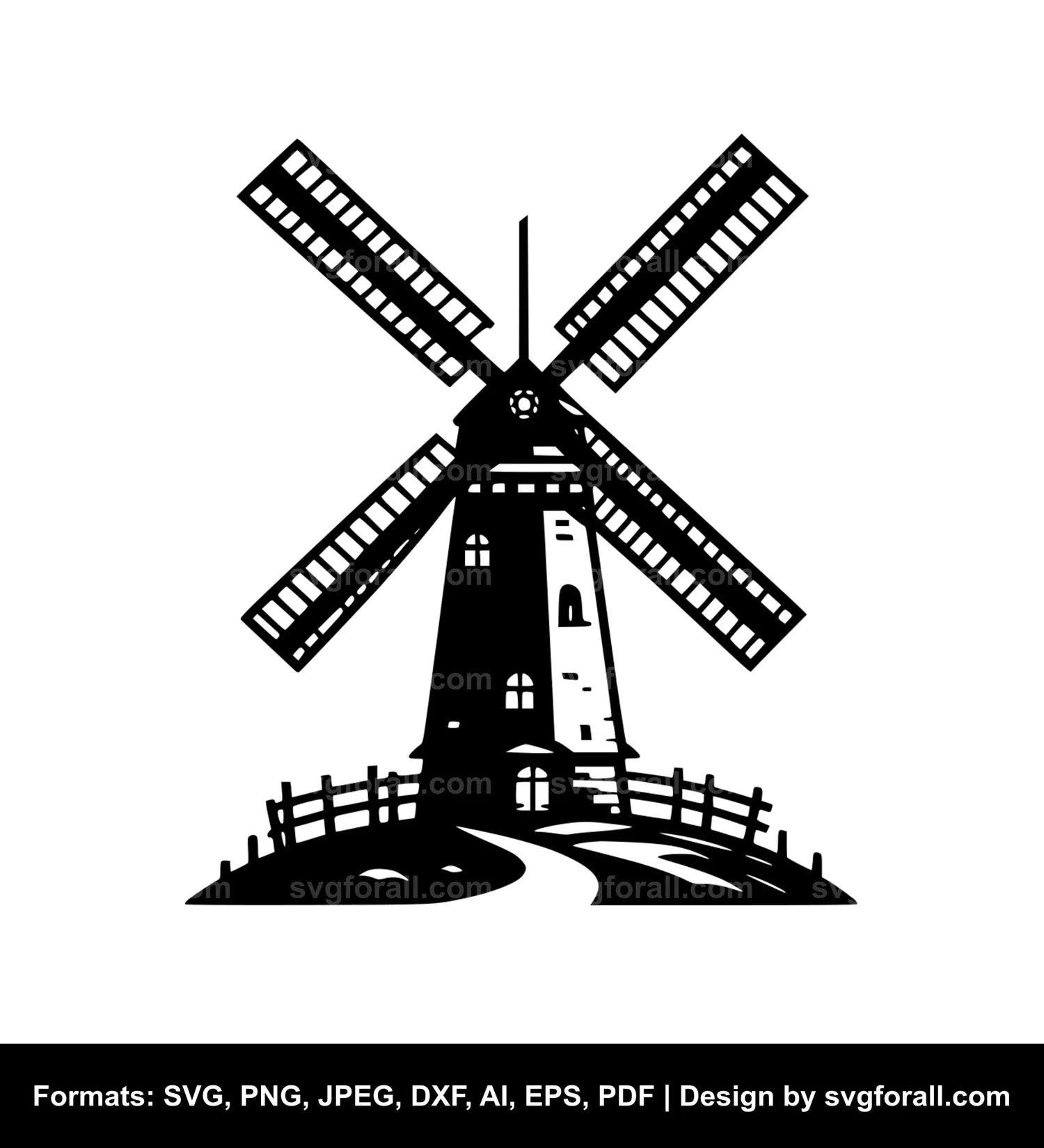 Windmill Vector SVG