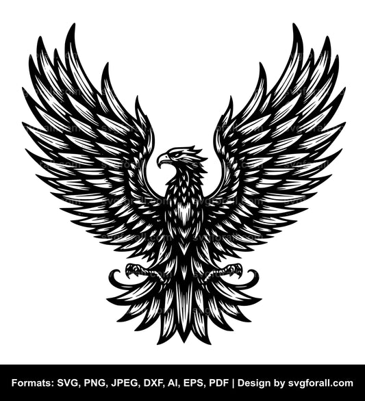 Wings Black SVG