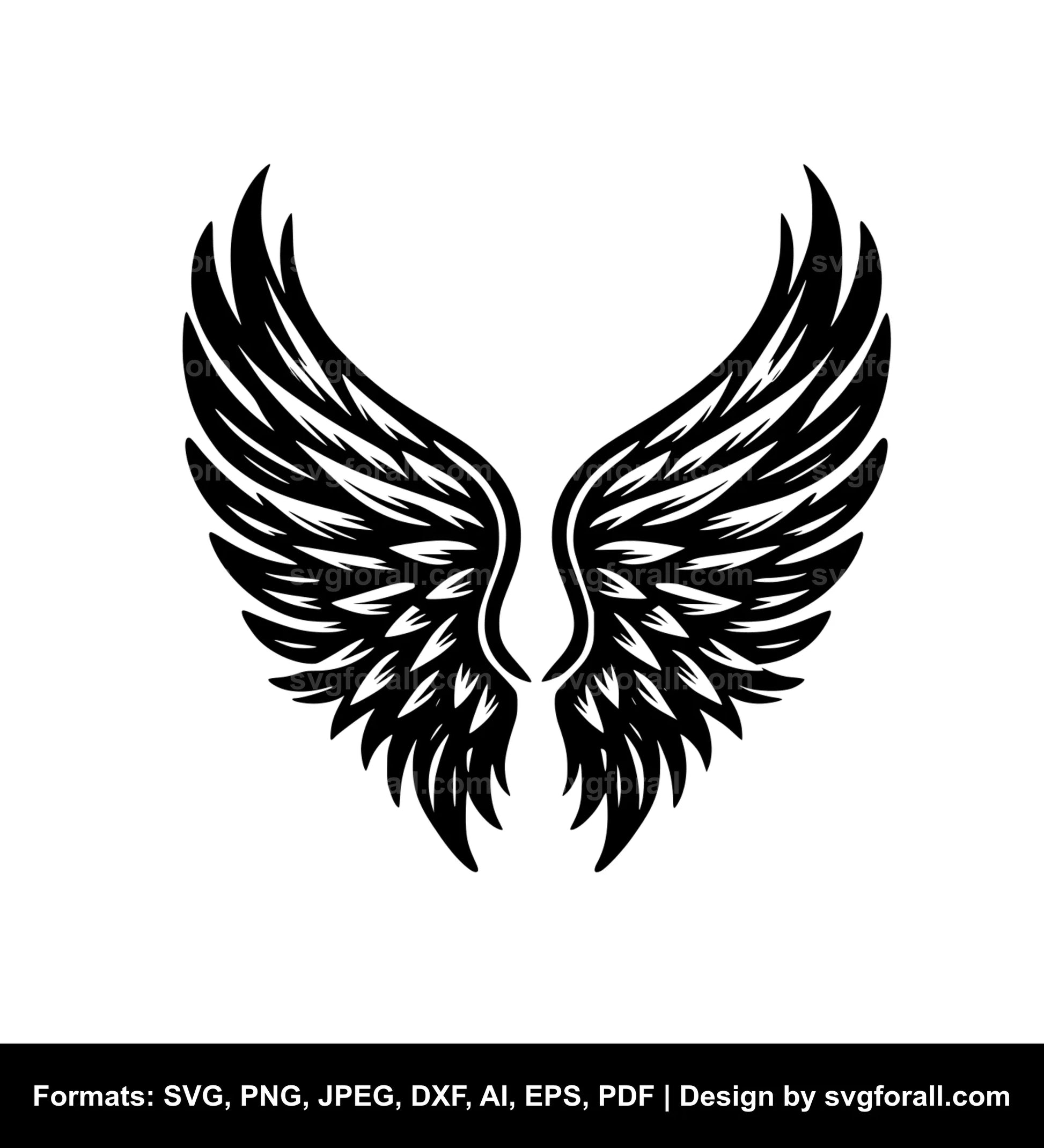 Wings SVG Vector