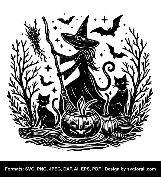 Witch Black SVG