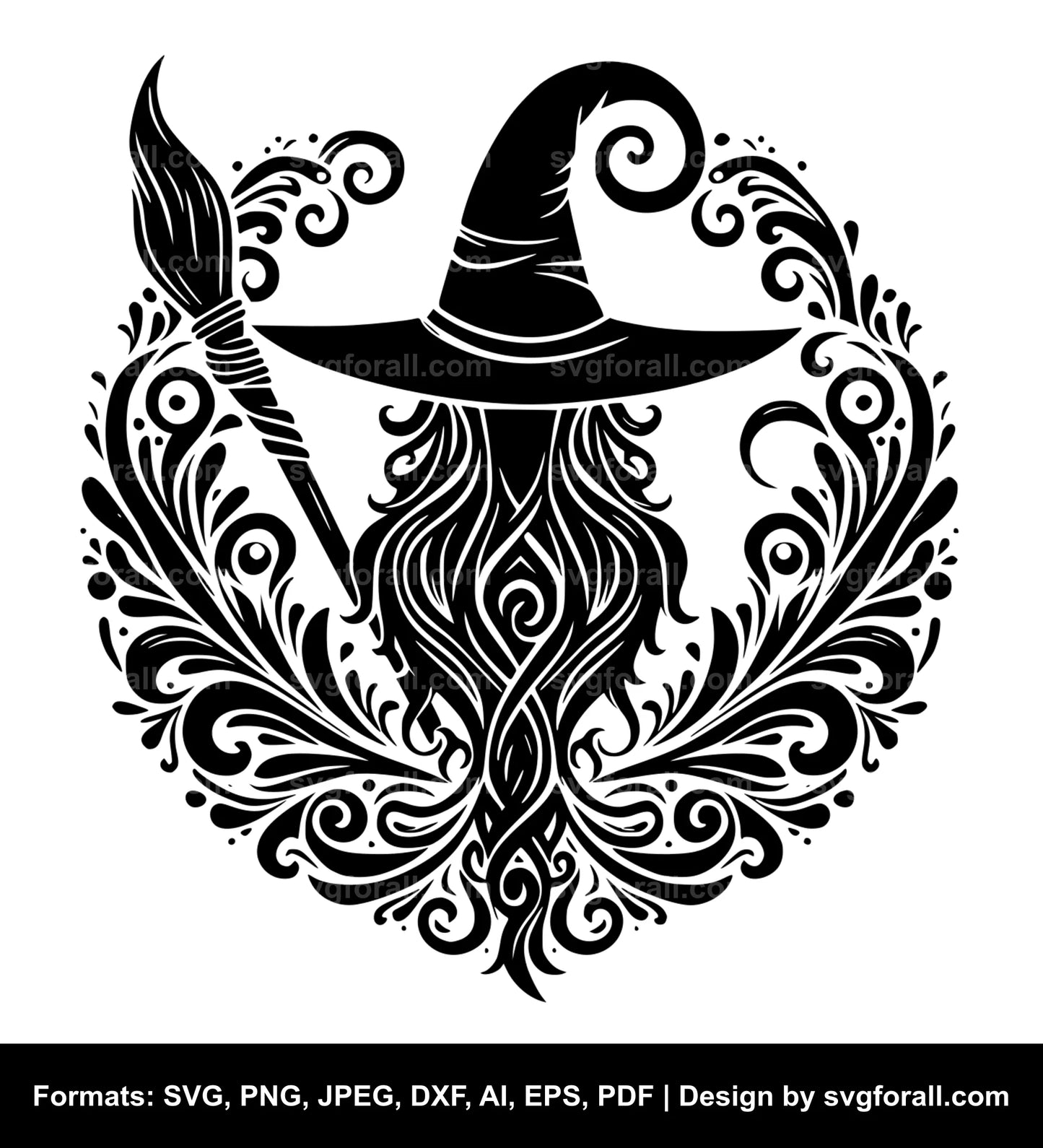 Witch Clipart SVG