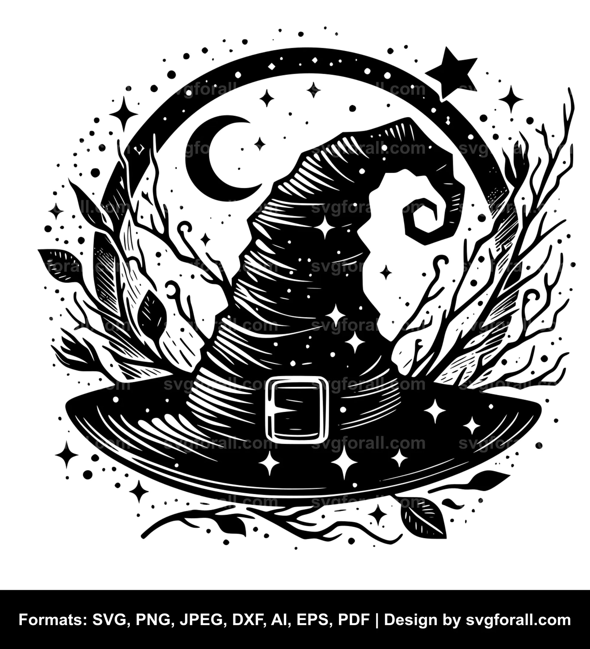 Witch Hat Cricut SVG