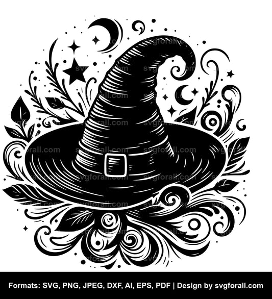 Witch Hat SVG Design