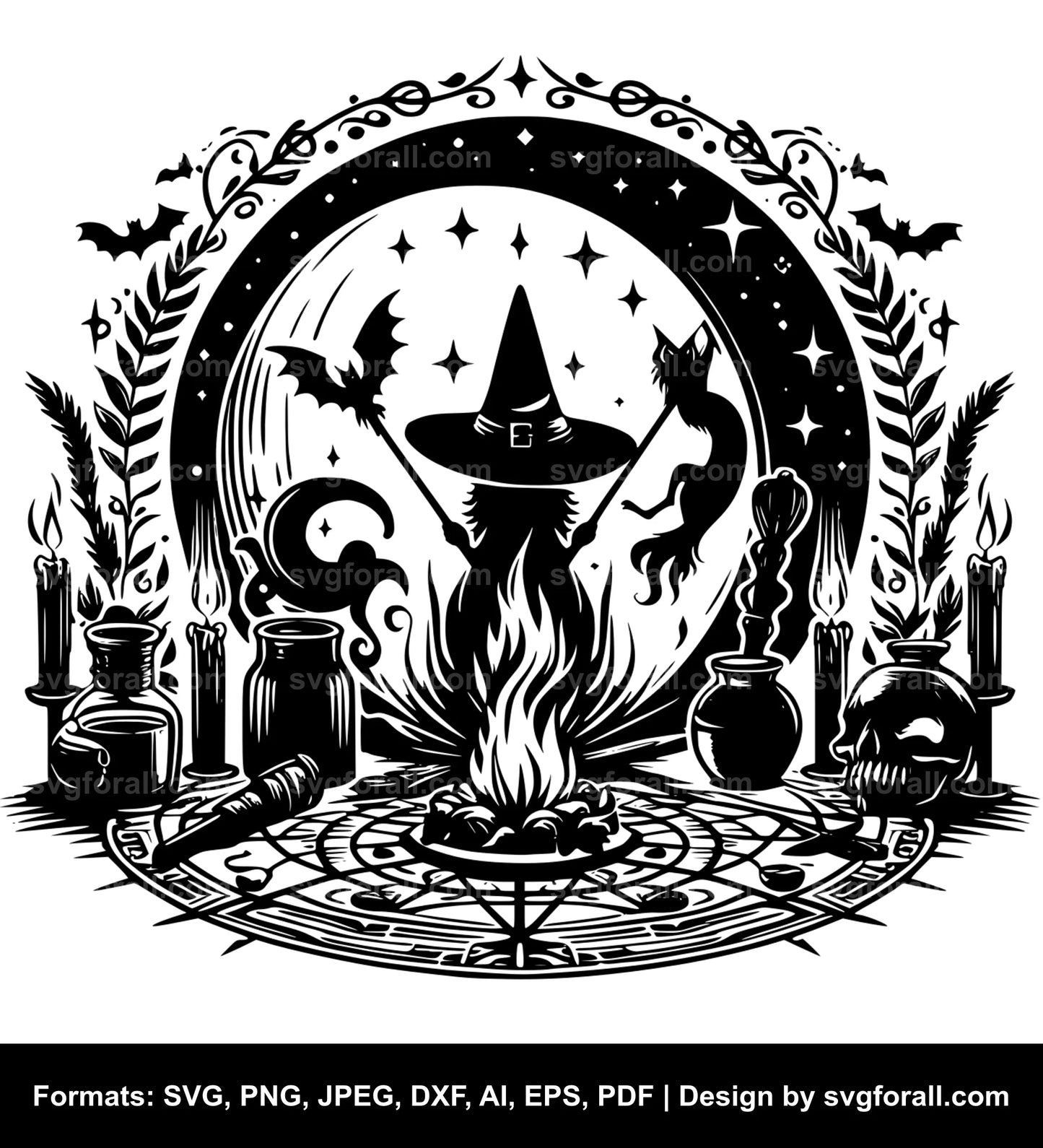 Witchcraft SVG Clipart