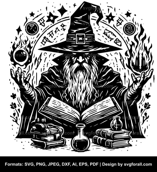 Wizard Cricut SVG