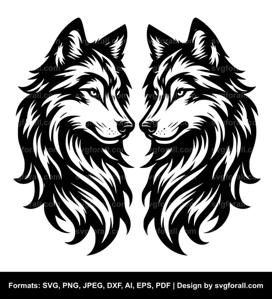 Wolf Cricut SVG