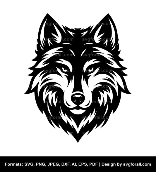 Wolf Head SVG