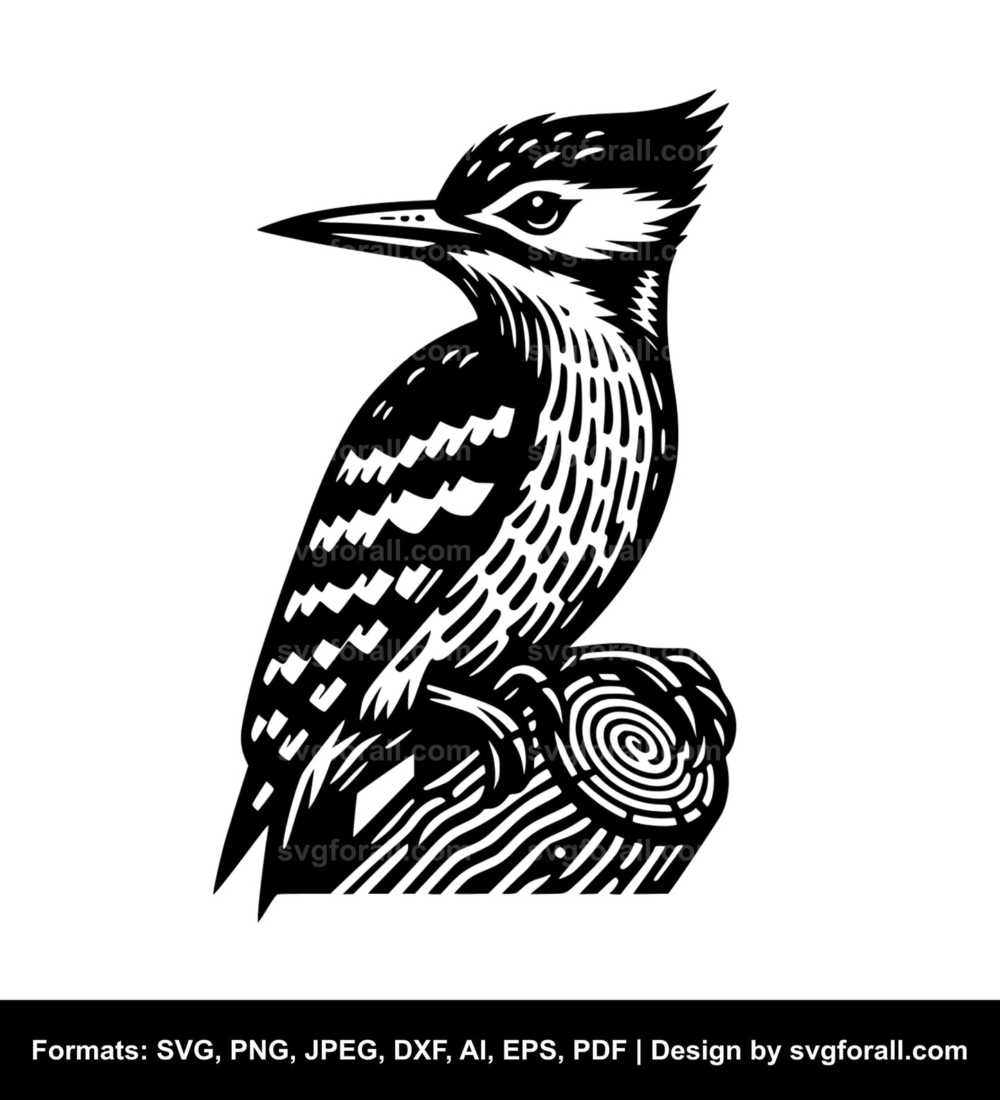 Woodpecker Cricut SVG