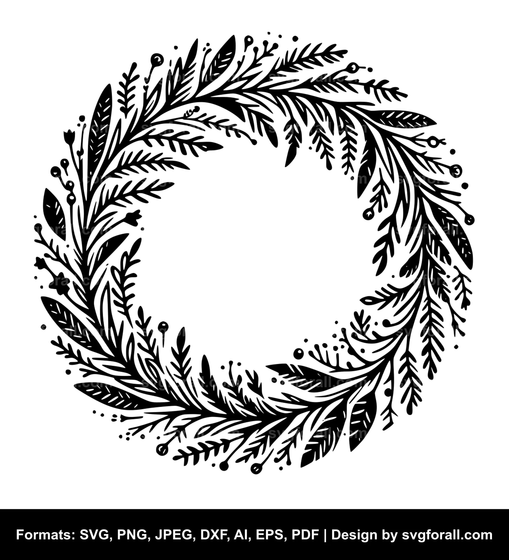 Wreath SVG File