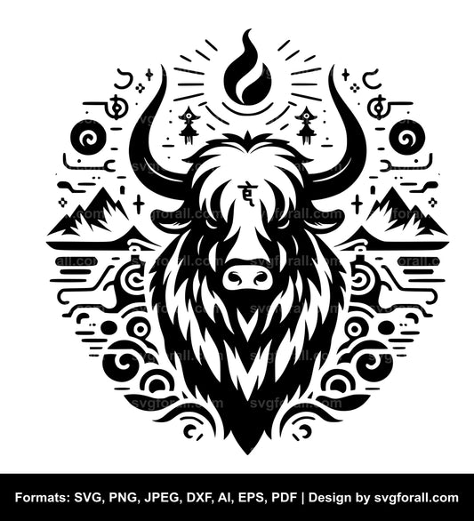 Yak SVG File