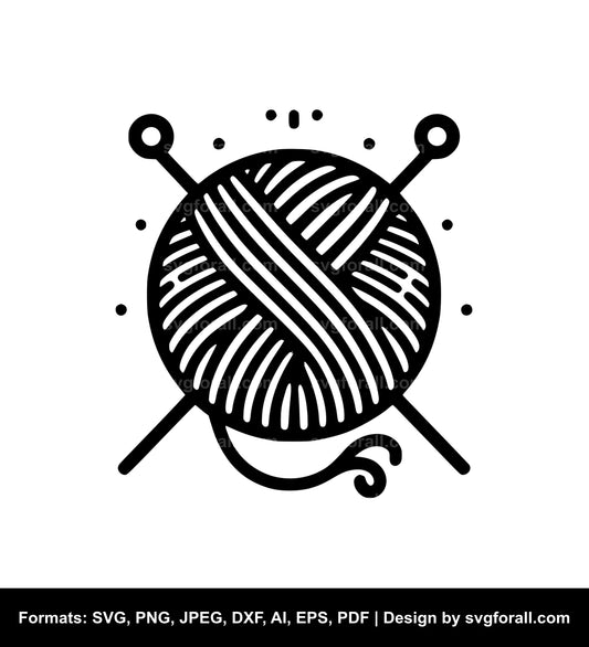 Yarn SVG Clipart