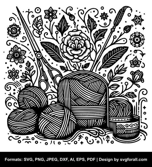 Yarn SVG Download