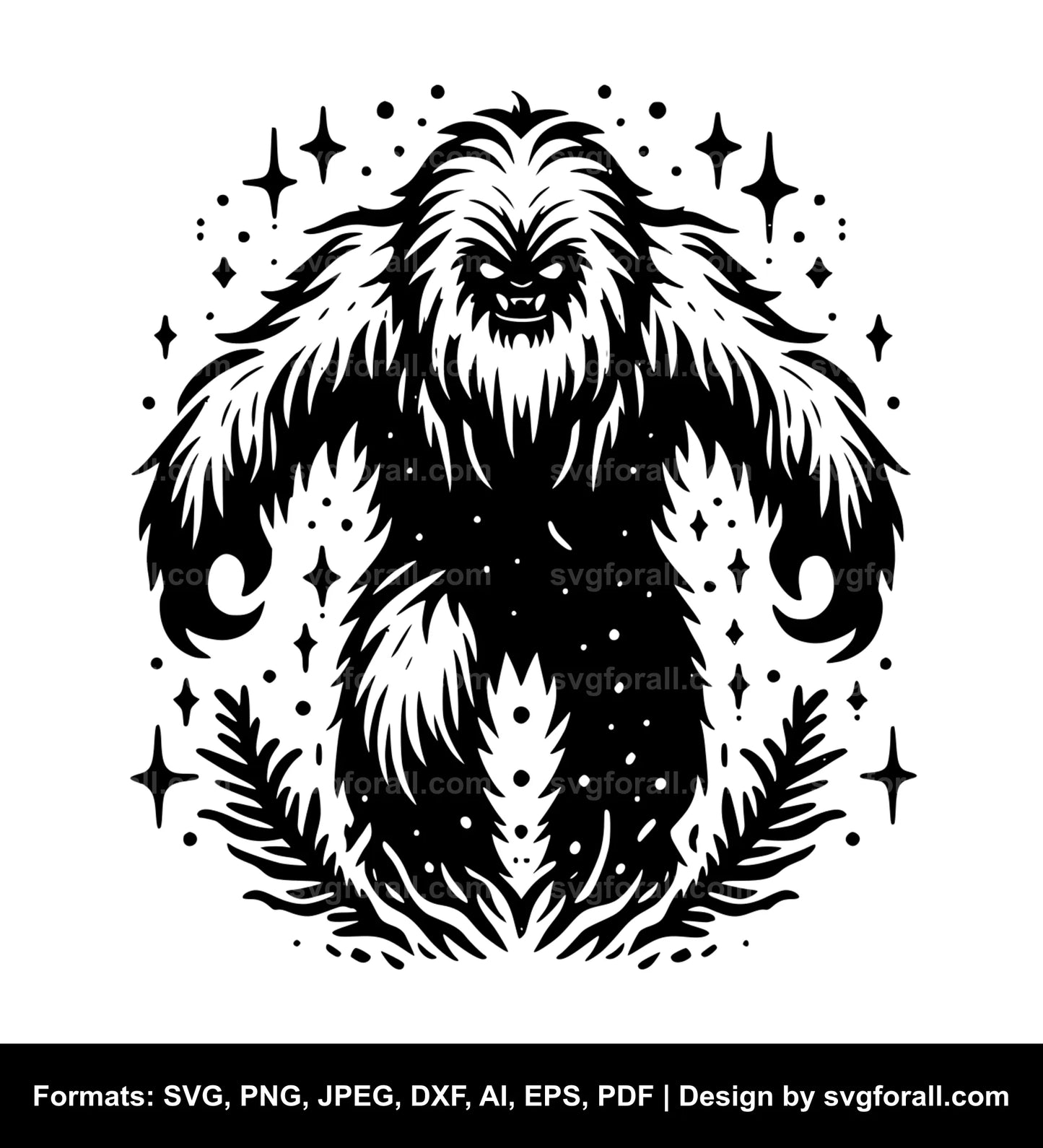 Yeti Black SVG