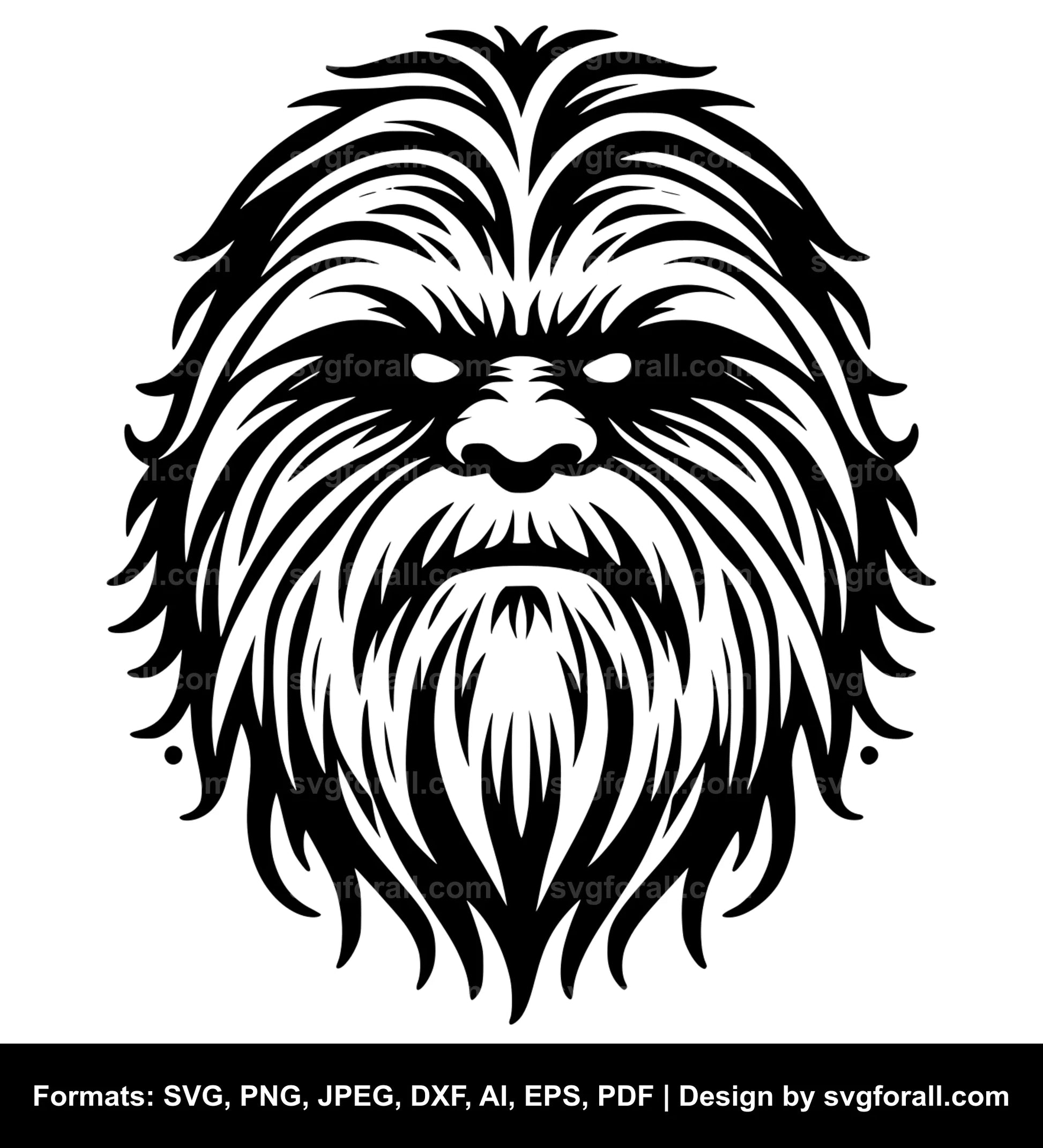 Yeti Face Cricut SVG