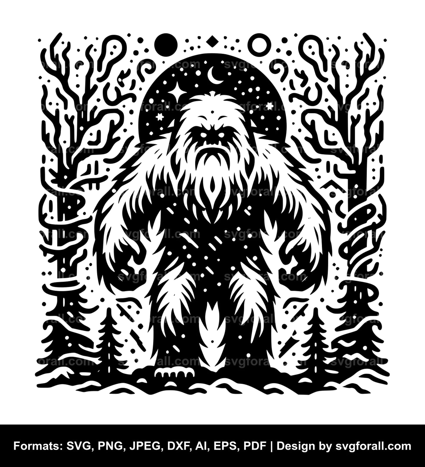 Yeti Vector SVG