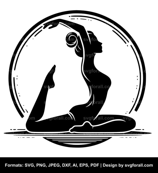 Yoga Girl SVG File