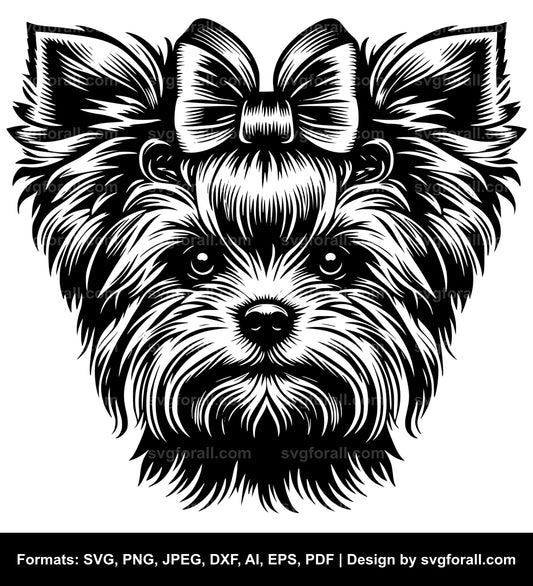 Yorkshire Terrier Dog SVG